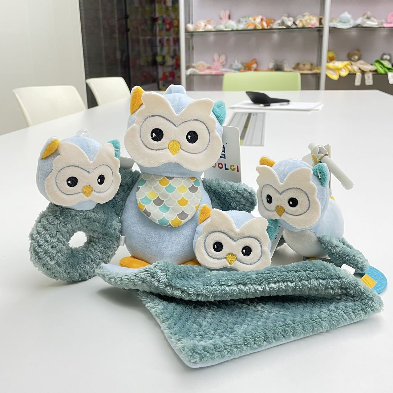 猫头鹰安抚玩具婴儿玩具