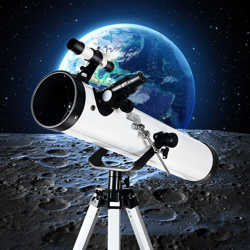 76700户外观星月亮高清天文望远镜