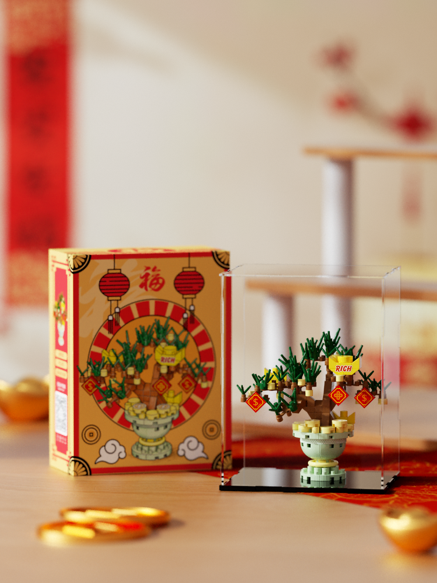 潮乐创积木-积花纳福系列