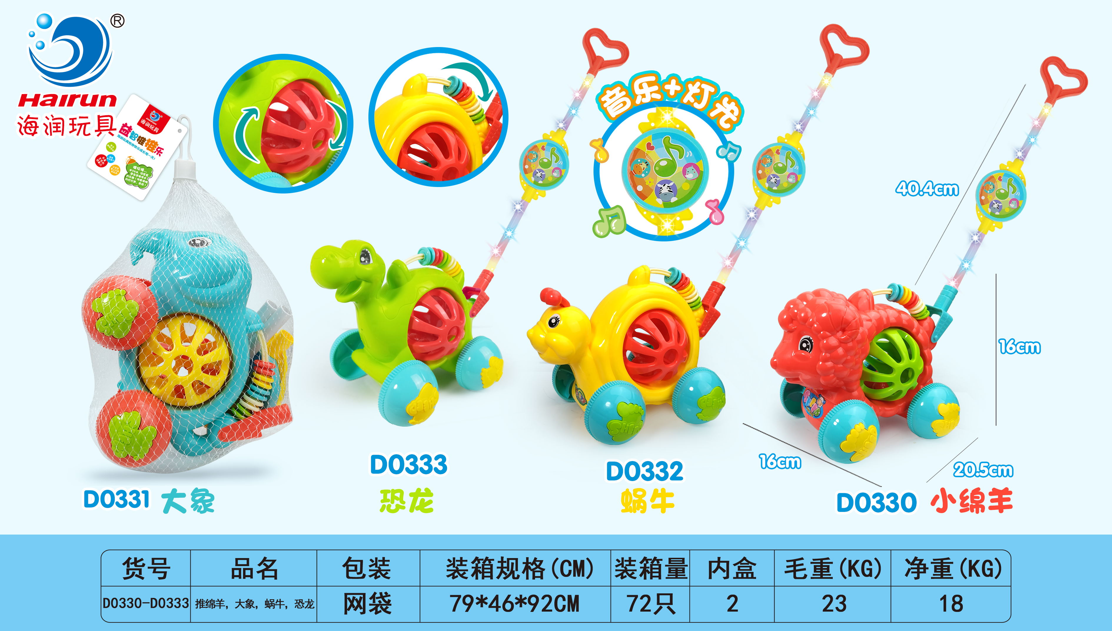 D0330-0333 手推动物