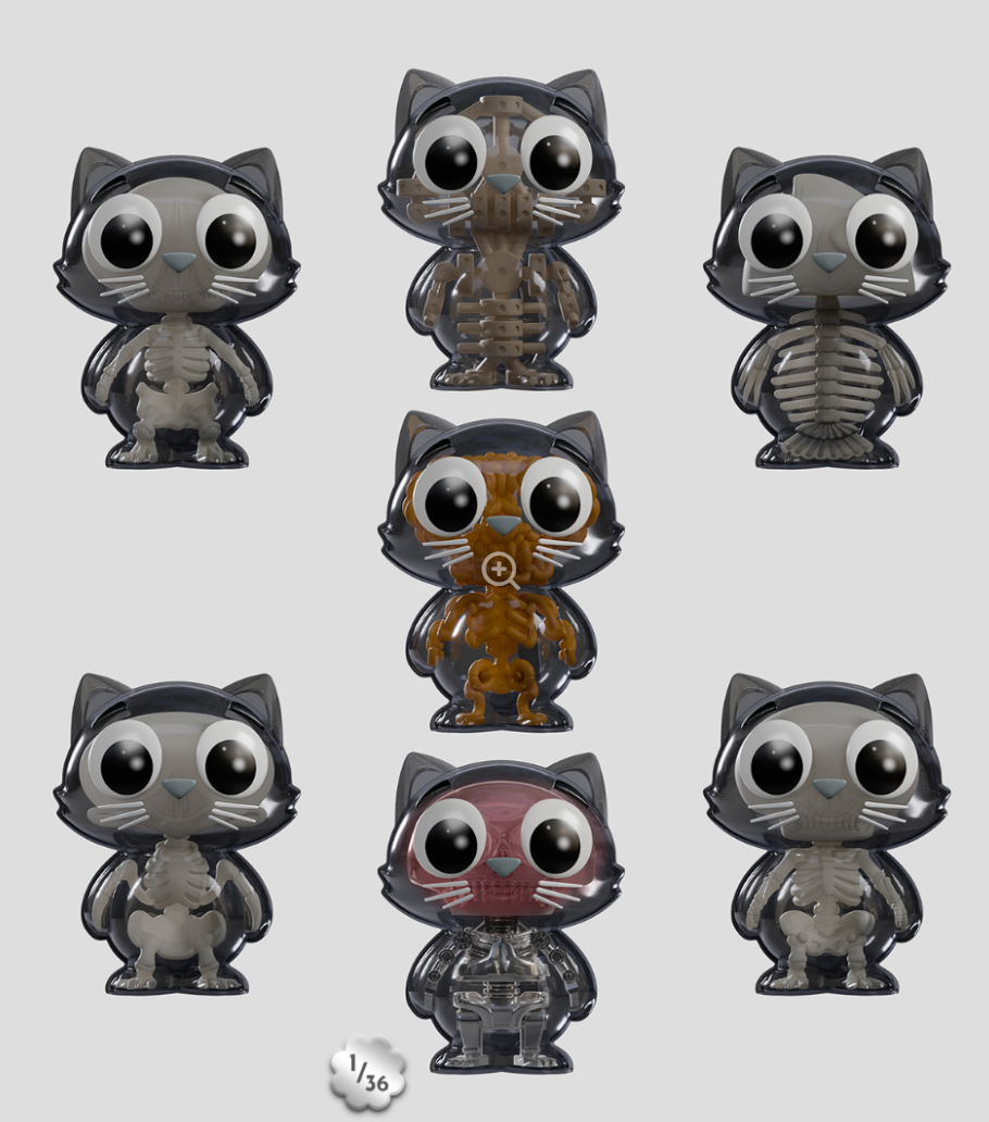 Catscans (Bare Bones) Blind Box