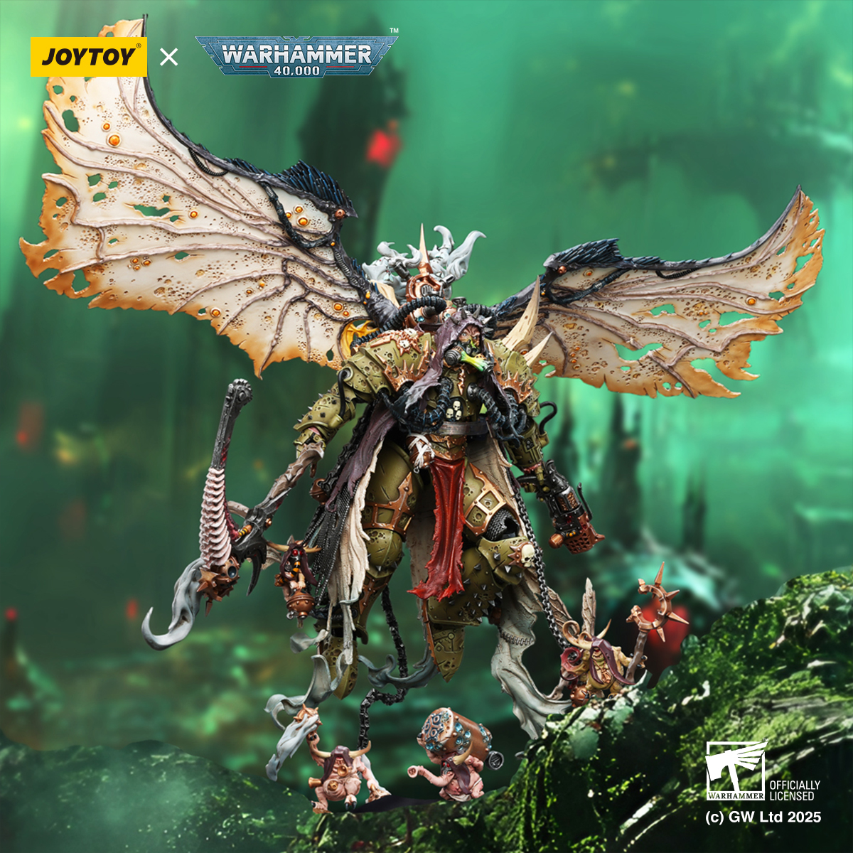JOYTOY 战锤40K 莫塔里安 纳垢恶魔原体