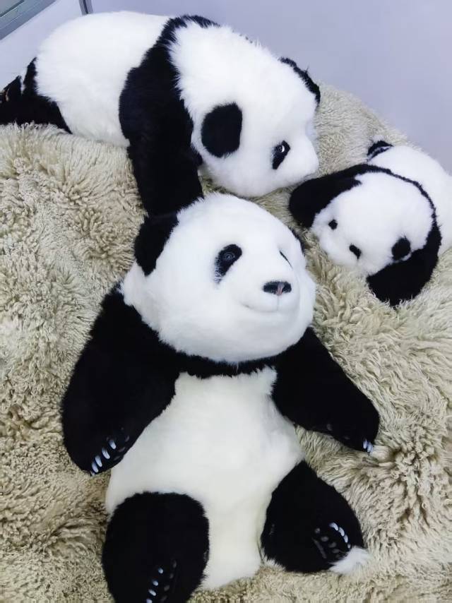 澳洲羊毛皮仿高真熊猫