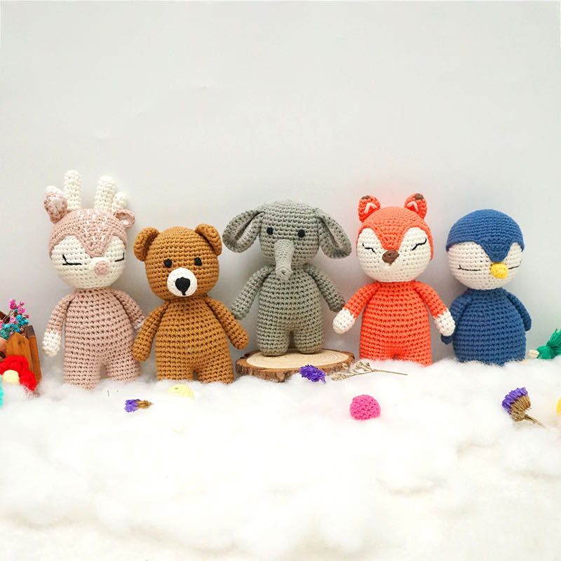 Hand-knitted dolls