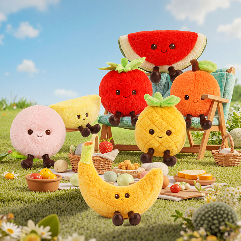 Fruit Collection Plush Charms