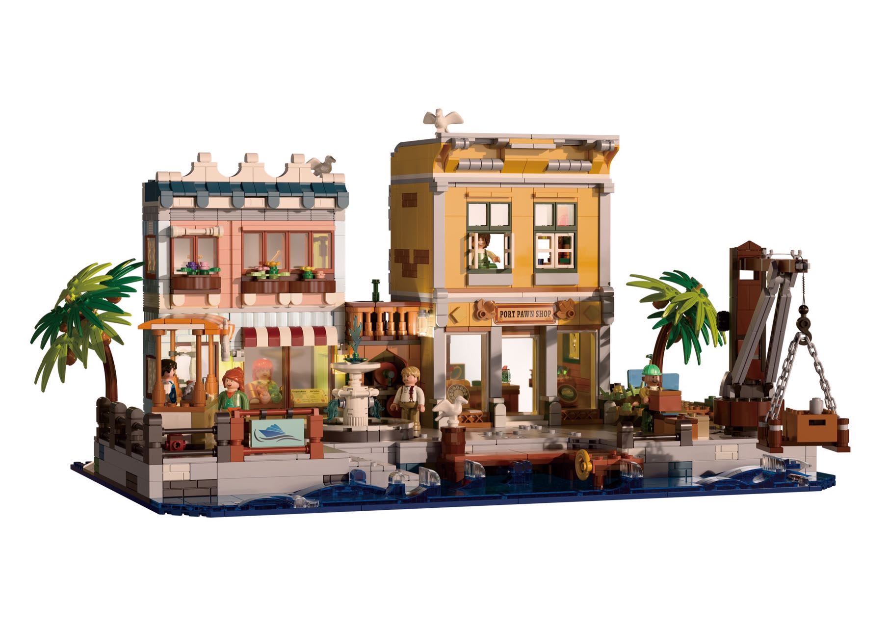 港口贸易市场−2086pcs