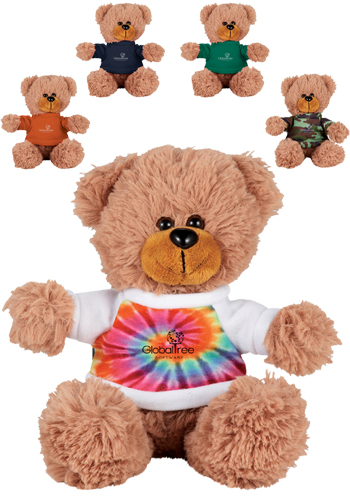 Classic plush Teddy Bear wearing a T-shirt